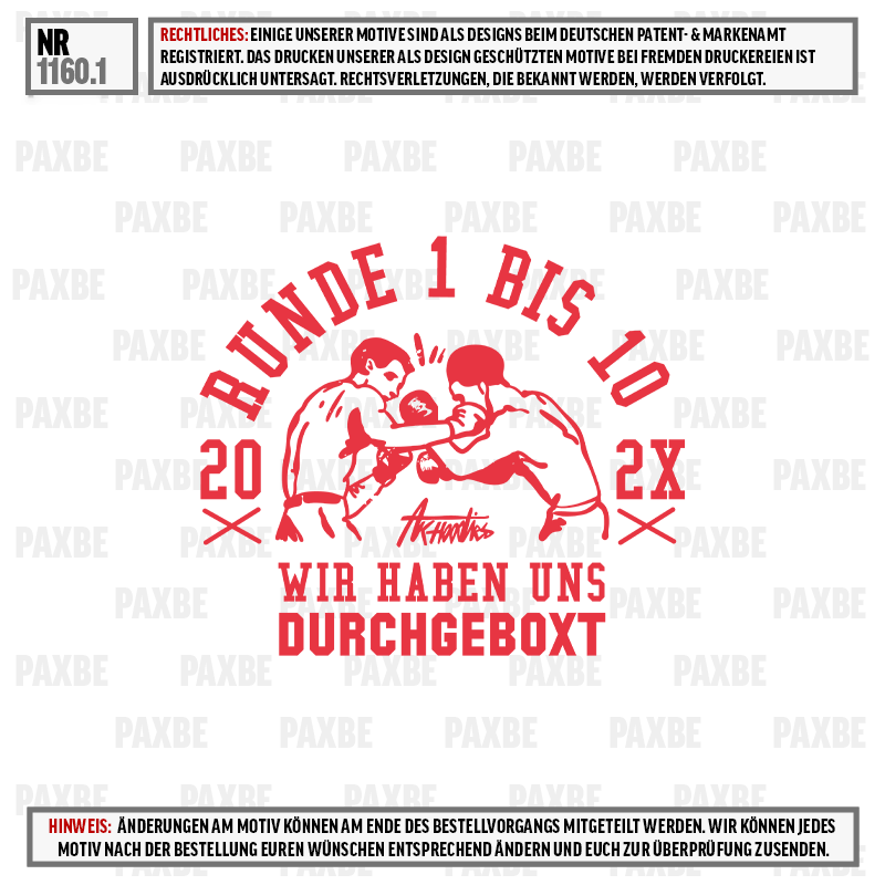 AK DURCHGEBOXT 1160.1 Werbung, Plakat