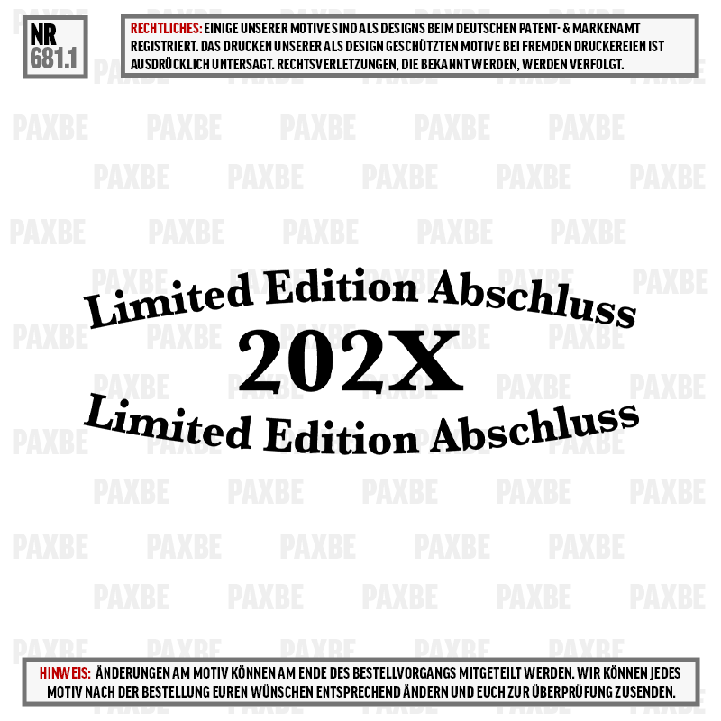 LIMITED EDITION TAUBE 681.1 LIMITED EDITION TAUBE 681.1