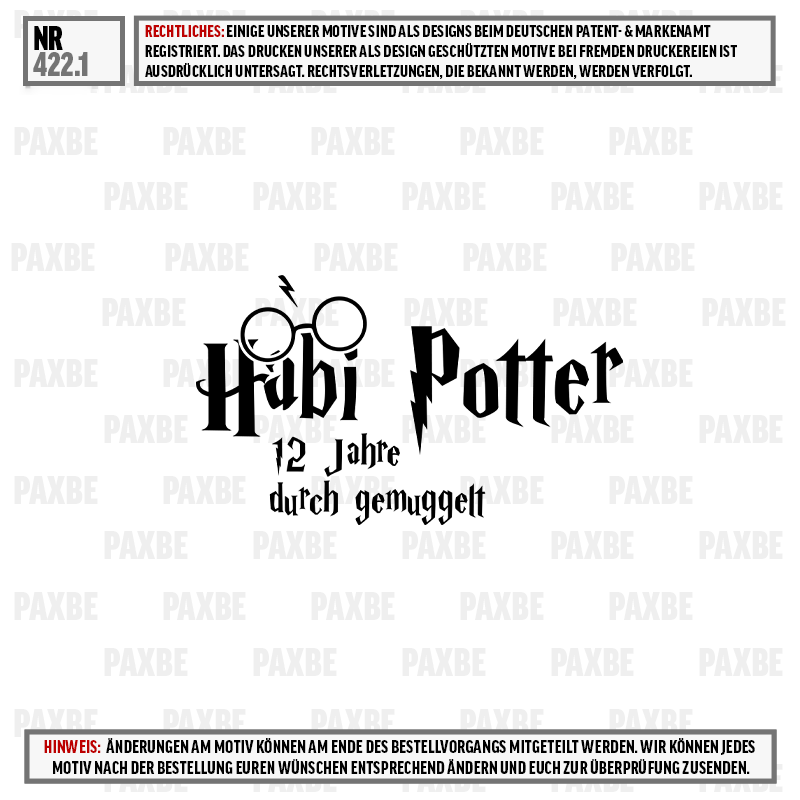 Harry Potter, Gläser, Brille, Motiv, Durchgemuggelt, Harry Potter, Brille, Jahre, gemuggelt, Motiv