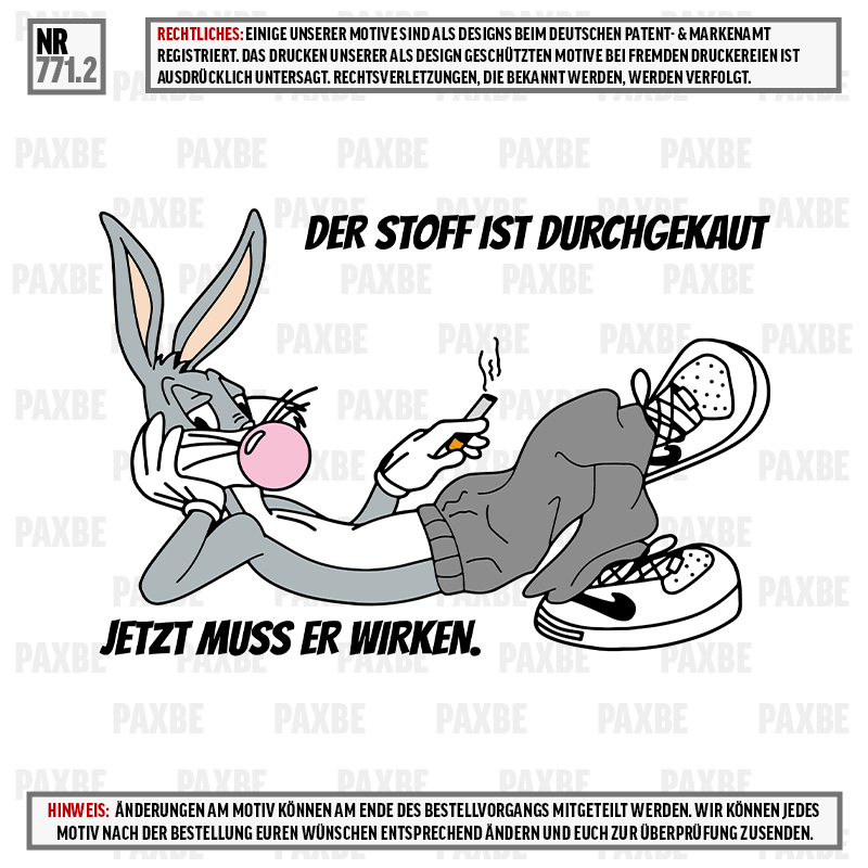 BUNNY CHILLIGER ABSCHLUSS 771.2 BUNNY CHILLIGER ABSCHLUSS 771.2