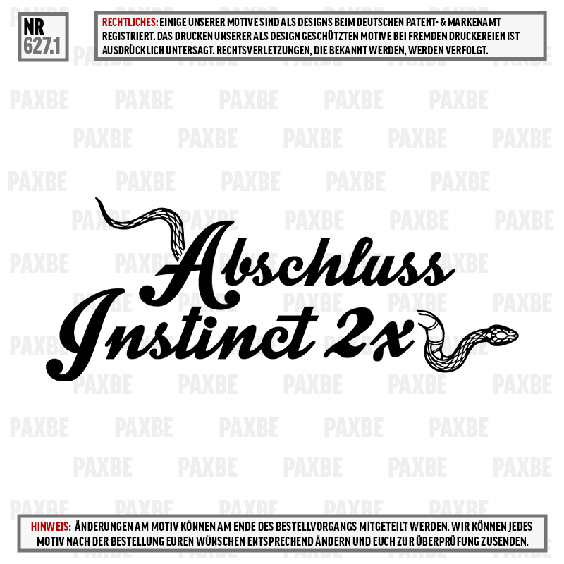 SNAKES ABSCHLUSS INSTINCT 627.1