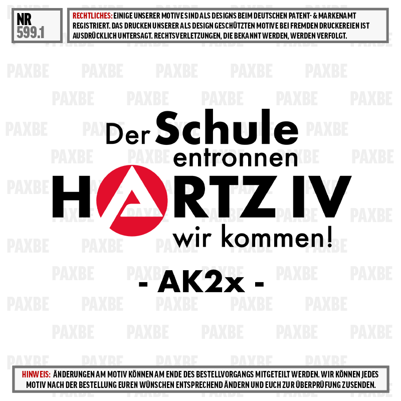 schule, poster, kampagne, hartz iv, ak2x, poster, designation, handwritten, red circle, logo