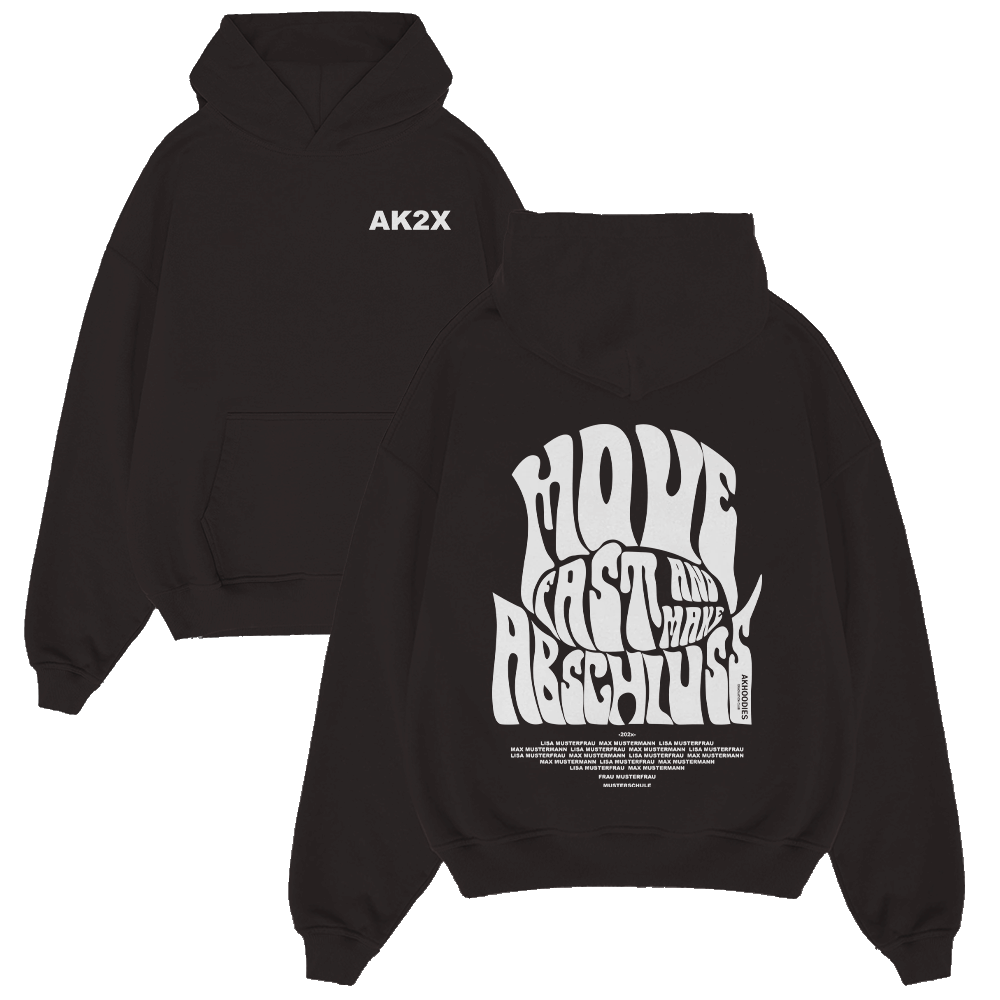 MOVE FAST AND MAKE ABSCHLUSS 893.1 Strickwaren, Pullover, Sweatshirt, Kapuzenpulli, Kapuze