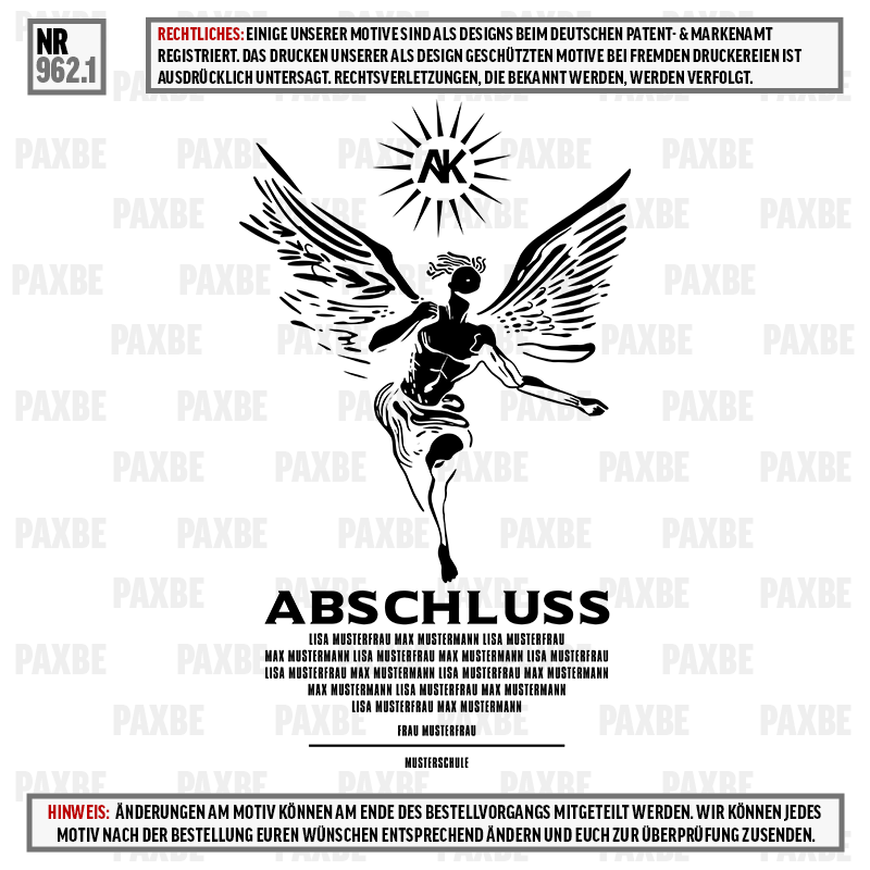 ANGEL ABSCHLUSS 962.1 ANGEL ABSCHLUSS 962.1