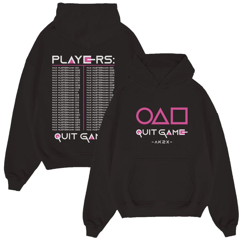 Quit Game V1 559.1 Strickwaren, Pullover, Sweatshirt, Kapuzenpulli, Kapuze, Strickwaren, Pullover, Sweatshirt, Kapuzenpulli, Kapuze