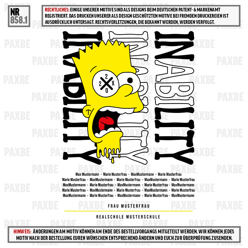 INABILITY 858.1 INABILITY 858.1