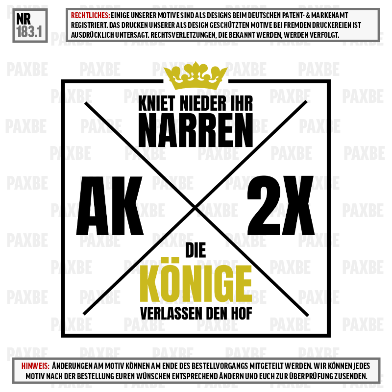 DIE KÖNIGE VERLASSEN DEN HOF 183.1 DIE KÖNIGE VERLASSEN DEN HOF 183.1