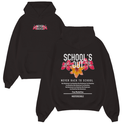 SCHOOLS OUT NEVER BACK TO SCHOOL FLOWERS 806.1