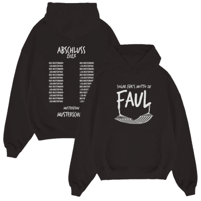 SOGAR FÜRS MOTTO ZU FAUL HÄNGEMATTE 548.1